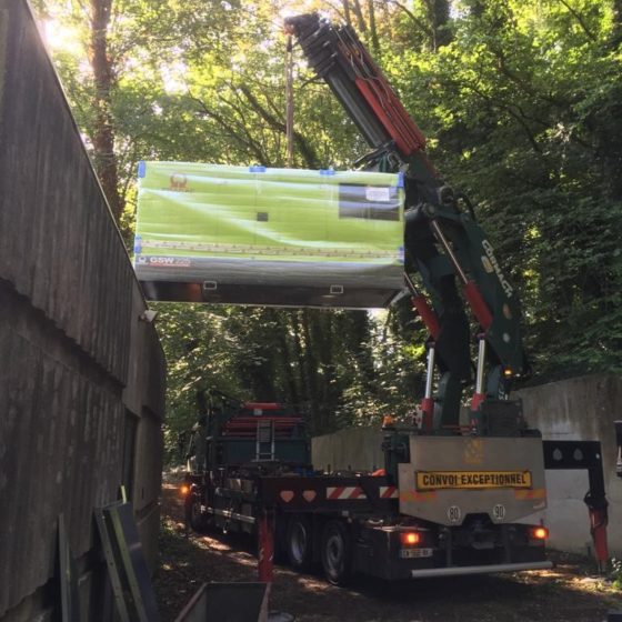 Installation d'un groupe électrogène capoté - Flipo Richir