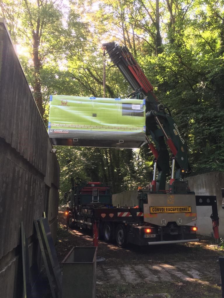 Installation d'un groupe électrogène capoté - Flipo Richir