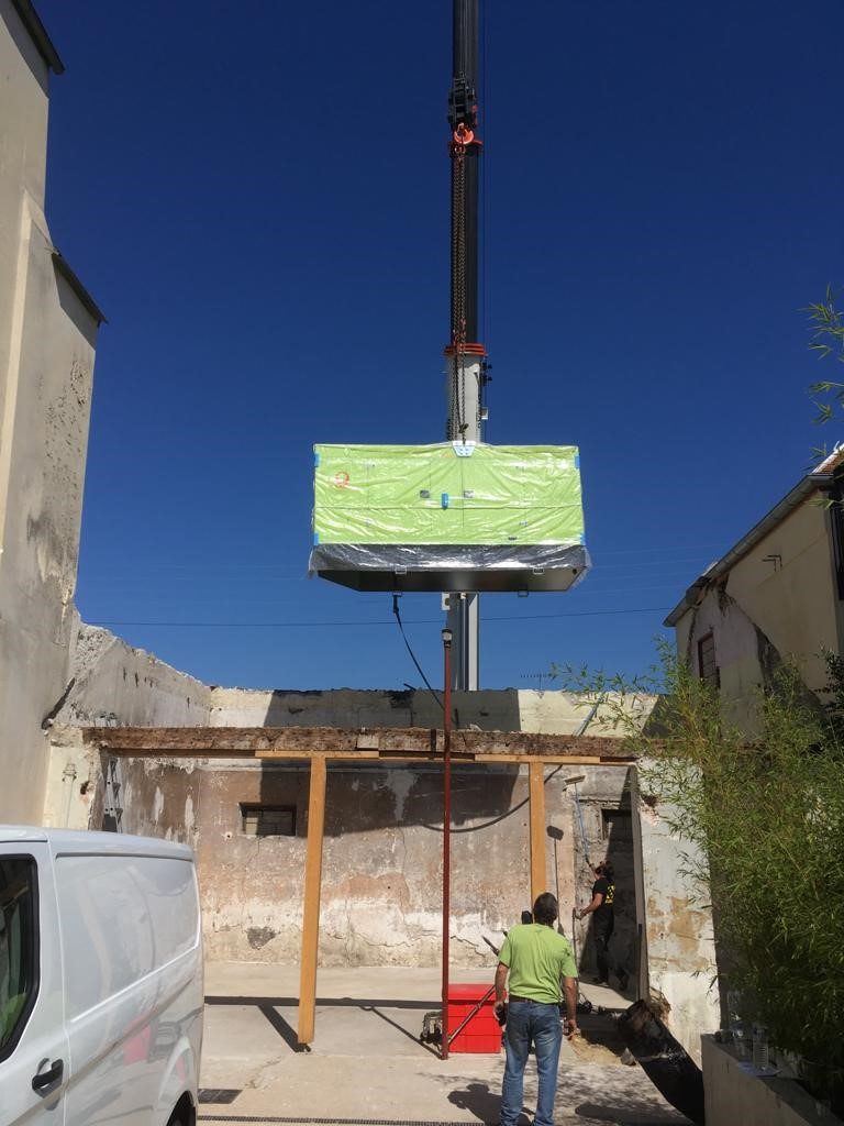 Installation d'un groupe électrogène à la Croix Rouge Française : Flipo Richir