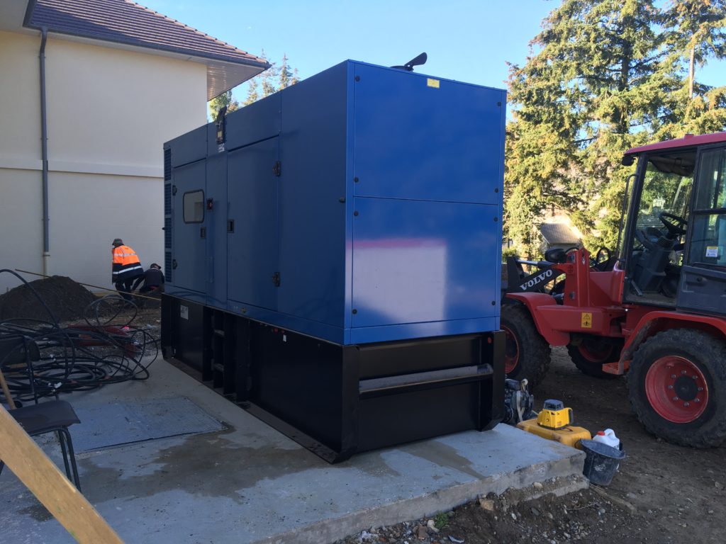 Installation d'un groupe électrogène de 275 KVA à Chars l Flipo Richir