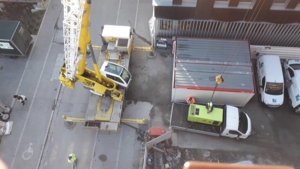 Installation d'un groupe électrogène au Parking Silo Lille l Flipo Richir