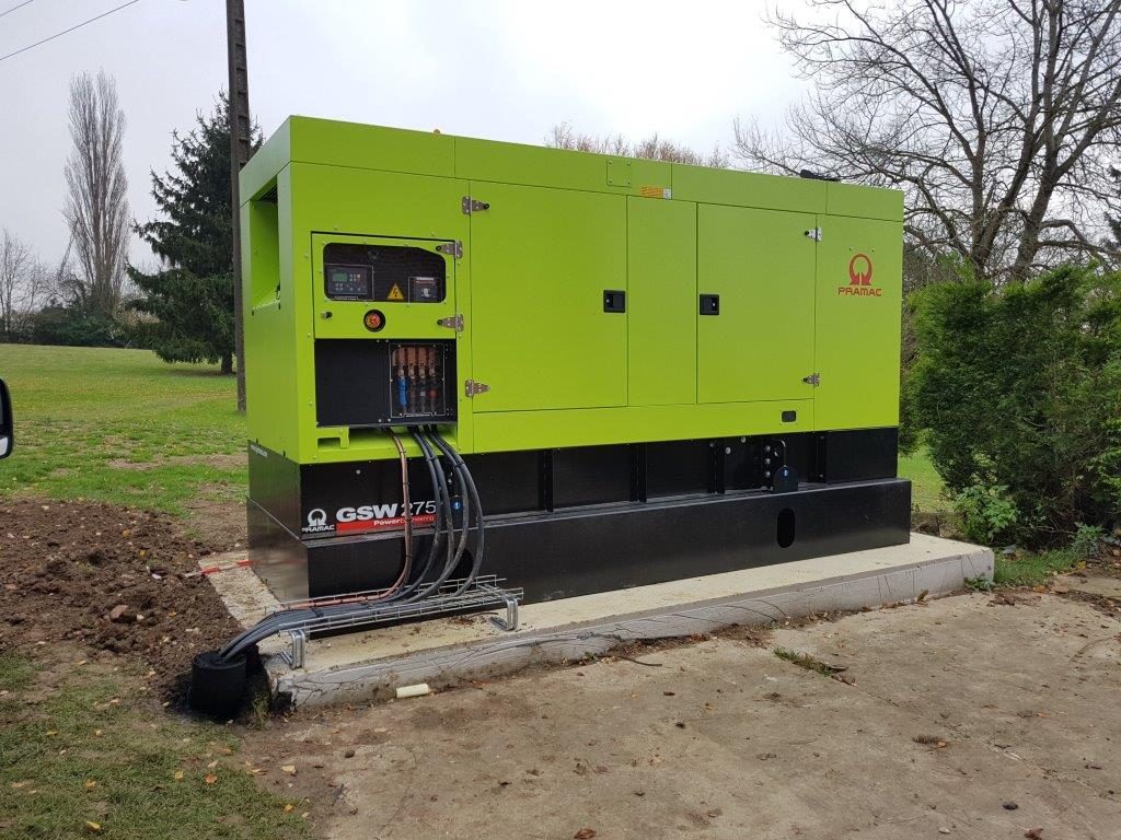 Installation d'un groupe électrogène pour l'EHPAD Le Champ de la Rose l Flipo richir