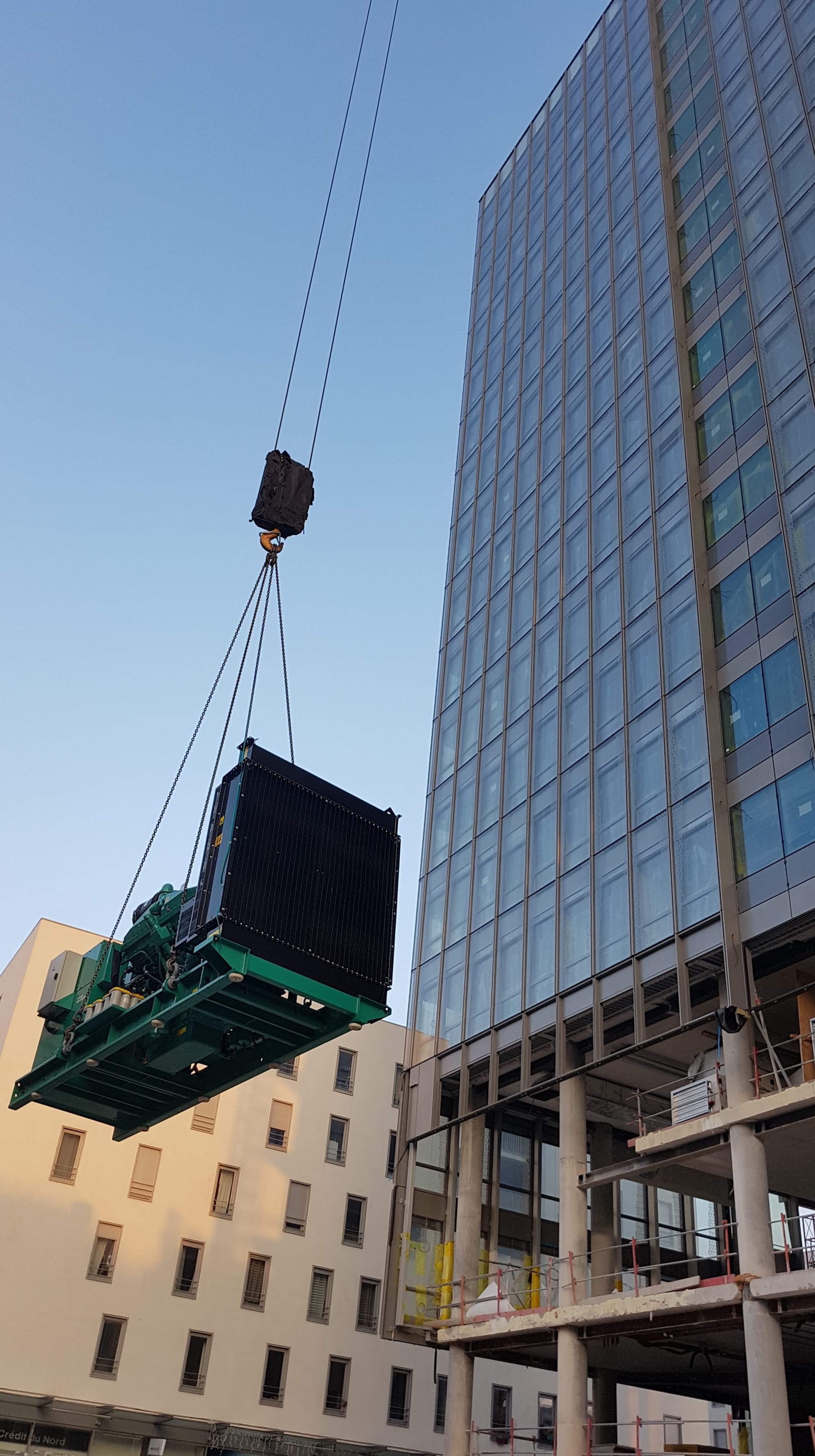 Flipo Richir Ingénierie et installation de groupes électrogènes dans une tour administrative à Montreuil