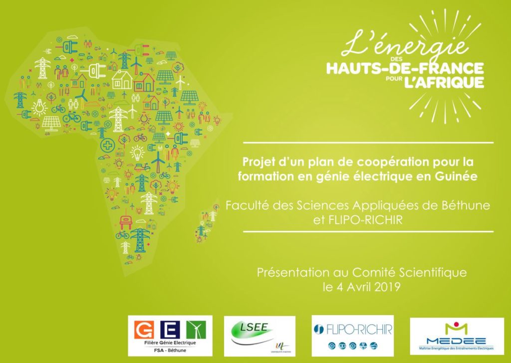 Mise en place du plan de coopération pour la formation en génie électrique en Guinée l Flipo Richir