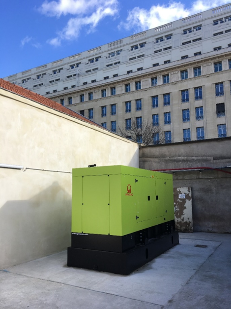 Installation d'un groupe électrogène à Paris capoté et insonorisé - Flipo Richir