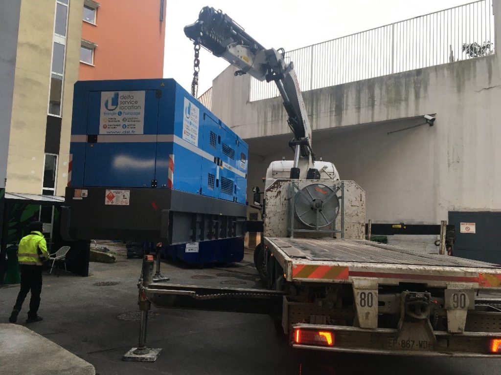 Installation groupe électrogène de location de 630 kVA - Flipo Richir