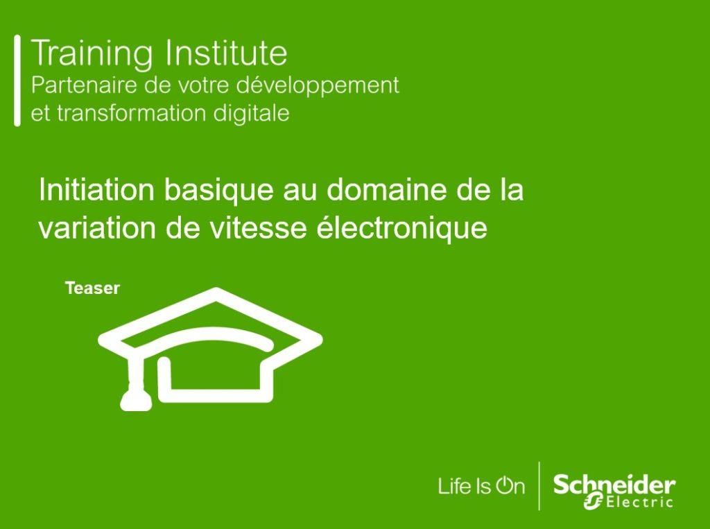 Initiation basique au domaine de la variation de vitesse électronique l Flipo Richir