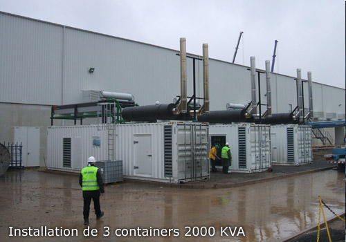 Installation de 3 containers 2000 kVA l Flipo Richir