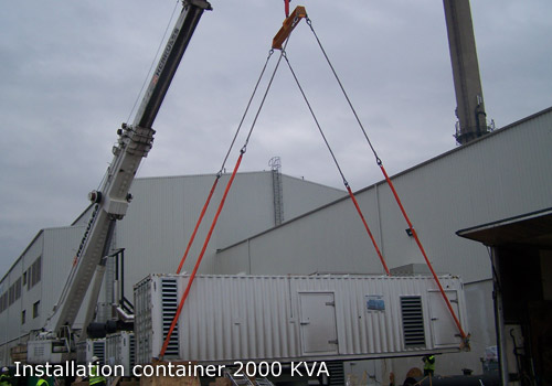 Installation container 2000 kVA l Flipo Richir