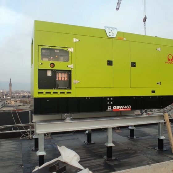 Installation groupe électrogène de sécurité site Euralille l Flipo Richir